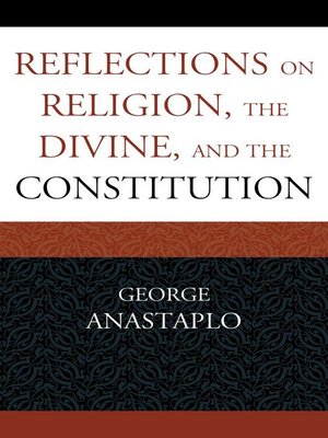 cover image of Reflections on Religion, the Divine, and the Constitution